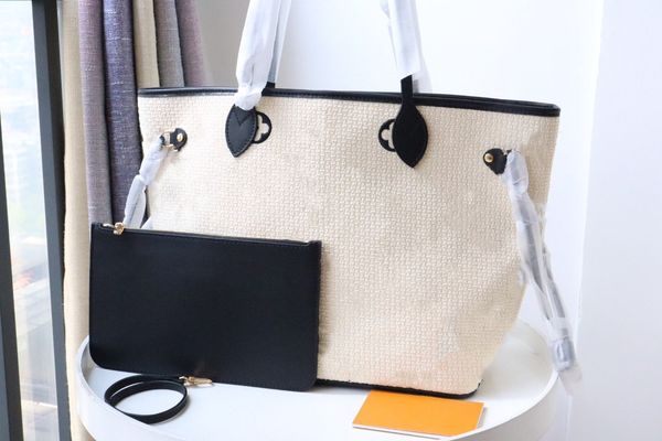2023 new women's shopping bag high-end quality tote made of flexible raffia cotton with a zipper bag with a very large capacity m22838
2023 new women's shopping bag high-end quality tote made of flexible raffia cotton with a zipper bag with a very large capacity m22838