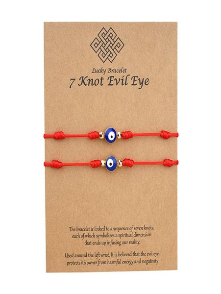 7 knots blue evil eye bracelet paper card bracelet adjustable lucky red string bracelets couple jewelry friendship bracelet 2pscs9028344, Golden;silver
7 knots blue evil eye bracelet paper card bracelet adjustable lucky red string bracelets couple jewelry friendship bracelet 2pscs9028344, Golden;silver