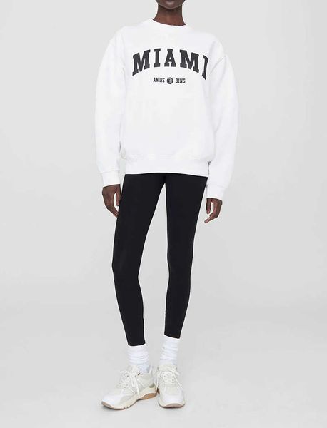 anine ab bing sweatshirt english letter city name classic fleece women's round neck sweater sportswear, Black
anine ab bing sweatshirt english letter city name classic fleece women's round neck sweater sportswear, Black
