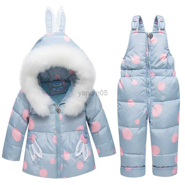 down coat winter children clothing girls sets warm rabbit ears hood white duck down jacket + bib pants kids windproof baby snowsuit hkd23072, Blue;gray
down coat winter children clothing girls sets warm rabbit ears hood white duck down jacket + bib pants kids windproof baby snowsuit hkd23072, Blue;gray