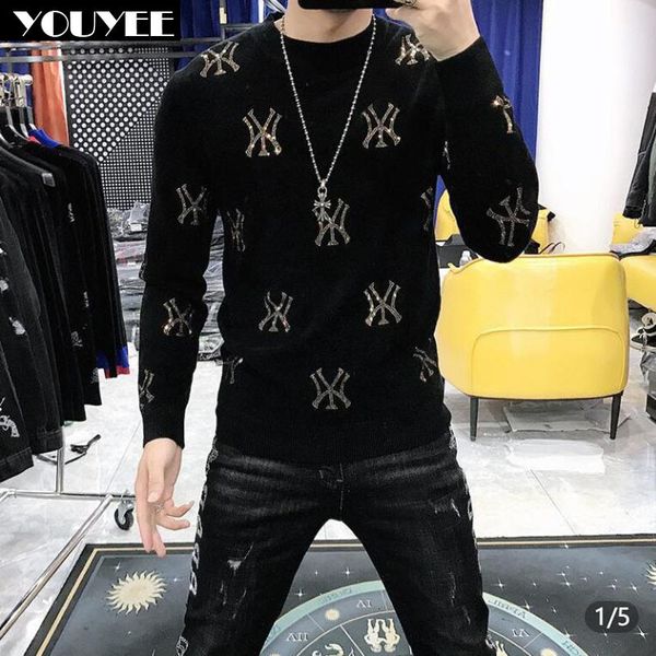 men's sweaters men sweater casual fashion diamond personalized design slim handsome high-quality male pullover men's clothing wint, White;black
men's sweaters men sweater casual fashion diamond personalized design slim handsome high-quality male pullover men's clothing wint, White;black