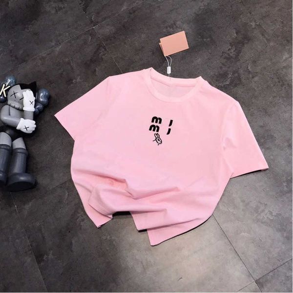 miu tees luxury t shirt embroidery polo shirts designer short sleeved tshirt round neck pullover tee women cotton sweatshirt, White
miu tees luxury t shirt embroidery polo shirts designer short sleeved tshirt round neck pullover tee women cotton sweatshirt, White
