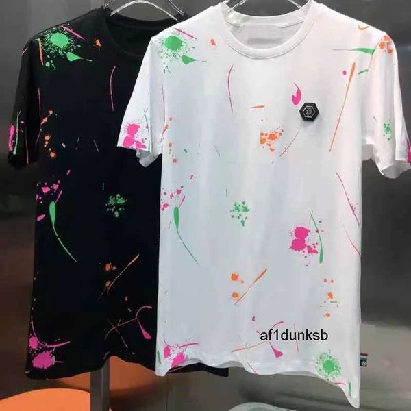 splash casual plein print philipps short slim designer camouflage spring men's and round neck summer t-shirt pp fit skull large trend w, Black;brown
splash casual plein print philipps short slim designer camouflage spring men's and round neck summer t-shirt pp fit skull large trend w, Black;brown