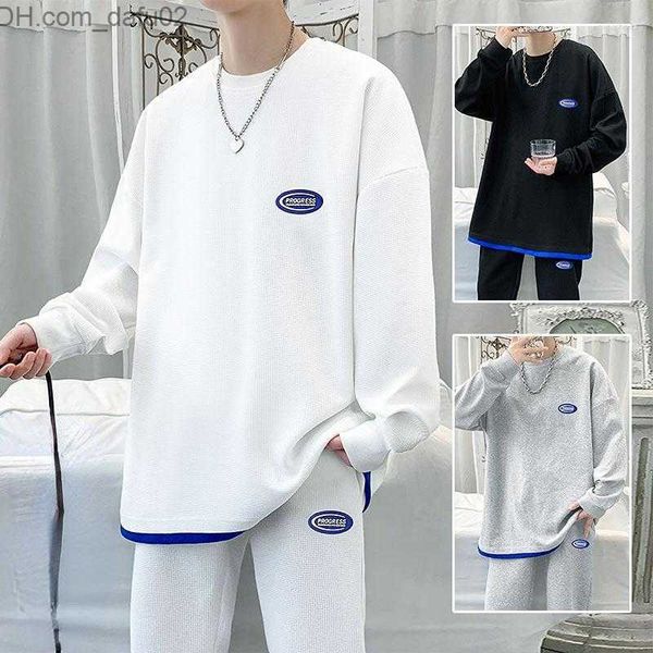 men's tracksuits men's tracksuits men sports suit winter spring casual long sleeve t shirt pants two-piece waffle sweatshirt sweat, Gray
men's tracksuits men's tracksuits men sports suit winter spring casual long sleeve t shirt pants two-piece waffle sweatshirt sweat, Gray