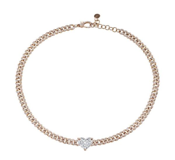 big heart cz stone paved choker necklace with cz paved cuban chain necklace for hip hop heavy wide chain necklace2291910, Silver
big heart cz stone paved choker necklace with cz paved cuban chain necklace for hip hop heavy wide chain necklace2291910, Silver