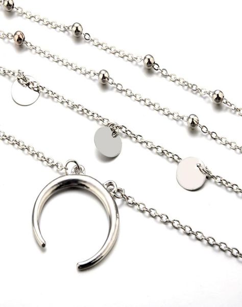pretty necklace beautifully long moon pendants gold color moon coin chocker boho chain multilayer necklace1558960, Golden;silver
pretty necklace beautifully long moon pendants gold color moon coin chocker boho chain multilayer necklace1558960, Golden;silver