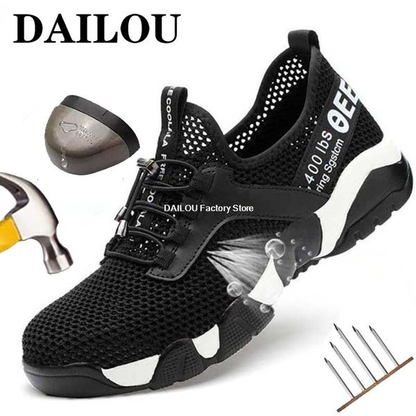 dress shoes men steel toe work safety lightweight breathable reflective casual sneaker prevent piercing women protective boots 230725, Black
dress shoes men steel toe work safety lightweight breathable reflective casual sneaker prevent piercing women protective boots 230725, Black