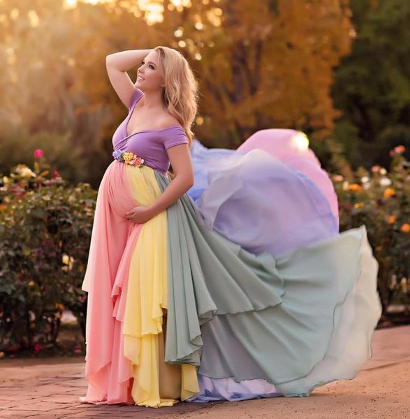 colorful chiffon maternity dresses for po shoot with short sleeves pregnant gown off the shoulder custom made maxi dress8938856, Black
colorful chiffon maternity dresses for po shoot with short sleeves pregnant gown off the shoulder custom made maxi dress8938856, Black