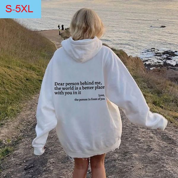 womens hoodies sweatshirts autumn y2k pullover hooded women young lady printed letter dear person behind me hoodie oversize aesthetic hoody, Black
womens hoodies sweatshirts autumn y2k pullover hooded women young lady printed letter dear person behind me hoodie oversize aesthetic hoody, Black