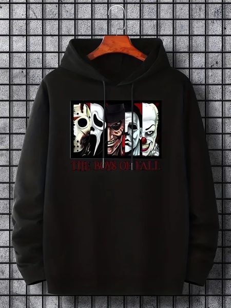 men's hoodies sweatshirts casual film characters graphic print drawstring comfortable oversized hooded pullover sweatshirt plus size 23, Black
men's hoodies sweatshirts casual film characters graphic print drawstring comfortable oversized hooded pullover sweatshirt plus size 23, Black