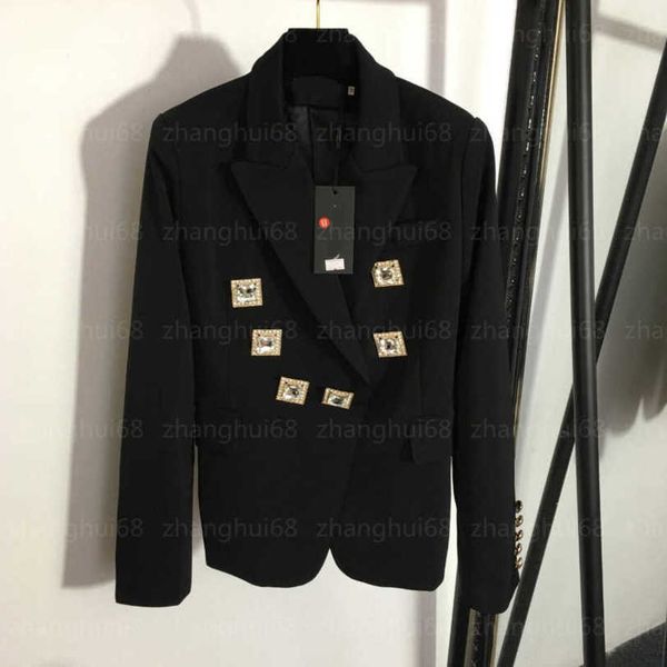 23ss womens jacket womens designer clothing sparkly nail drill double-breasted slim suit jacket women clothes a1, Black;brown
23ss womens jacket womens designer clothing sparkly nail drill double-breasted slim suit jacket women clothes a1, Black;brown