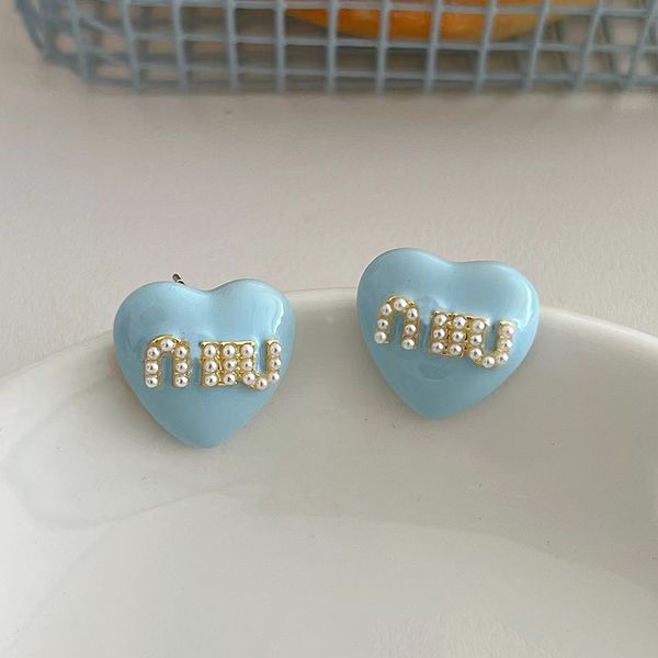 exquisite love letter pearl earrings blue drop glaze peach heart niche design earrings 2023 new jewelry, Golden;silver
exquisite love letter pearl earrings blue drop glaze peach heart niche design earrings 2023 new jewelry, Golden;silver