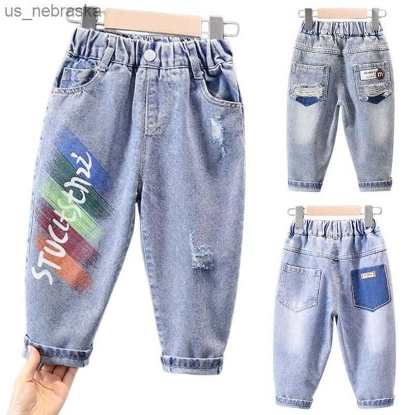 boy's loose jeans hole denim trousers fashion kids south korea style casual boys cowboy pants baby child 2 3 4 5 6 7 8 years l230518, Blue
boy's loose jeans hole denim trousers fashion kids south korea style casual boys cowboy pants baby child 2 3 4 5 6 7 8 years l230518, Blue