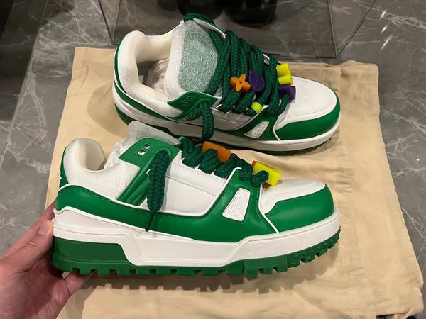 2023 new trainer maxi sneakers luxury big-name sneakers low casual sneakers sneakers green color options size 6-12, Black
2023 new trainer maxi sneakers luxury big-name sneakers low casual sneakers sneakers green color options size 6-12, Black