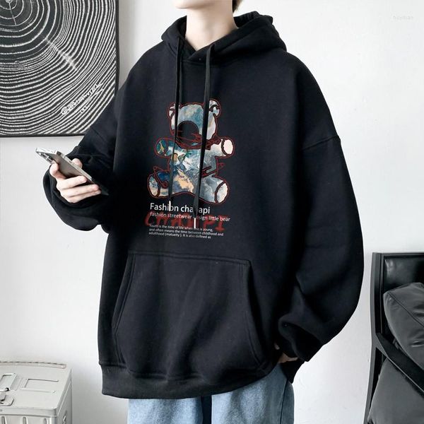 men's hoodies 2023 spring and autumn men's fashion casual hooded sweatshirt hip hop street trend, Black
men's hoodies 2023 spring and autumn men's fashion casual hooded sweatshirt hip hop street trend, Black