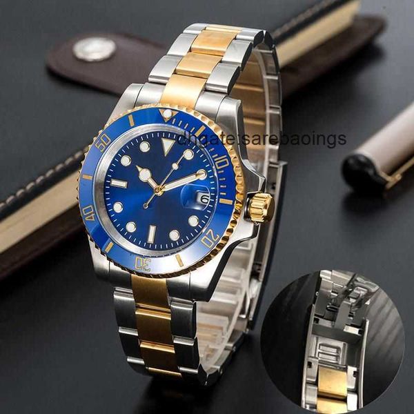 -mens watches 40mm automatic mechanical watch stainless steel blue black ceramic sapphire wristwatches super luminous montre de luxe, Slivery;golden
-mens watches 40mm automatic mechanical watch stainless steel blue black ceramic sapphire wristwatches super luminous montre de luxe, Slivery;golden