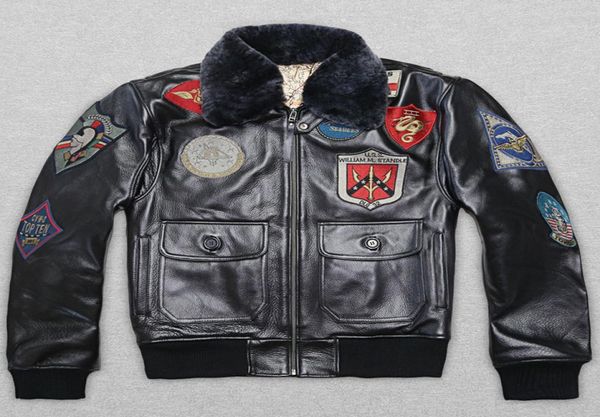 avirex 2019 real fur collar cowskin flight jacket men bomber jacket men genuine leather coat motorcycle4367162, Black
avirex 2019 real fur collar cowskin flight jacket men bomber jacket men genuine leather coat motorcycle4367162, Black