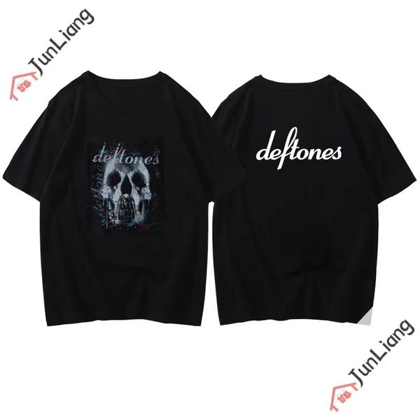 mens tshirts deftones skull black t shirt band merch youth streetwear tshirt 230724, White;black
mens tshirts deftones skull black t shirt band merch youth streetwear tshirt 230724, White;black