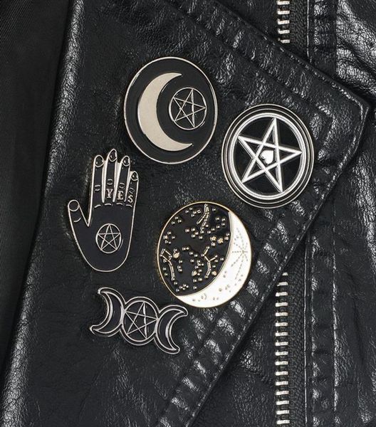 pentagram moon witch triple pins constellation wizard collection brooches witchy goth jewelry lapel pin for wi7046252, Gray
pentagram moon witch triple pins constellation wizard collection brooches witchy goth jewelry lapel pin for wi7046252, Gray