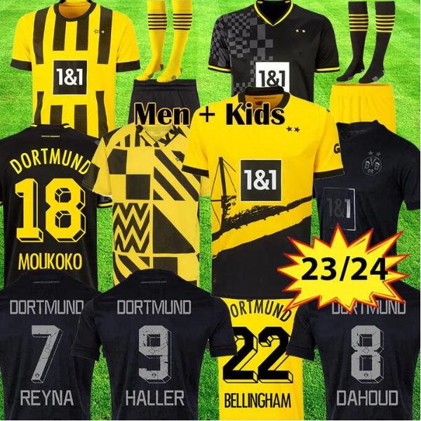 2023 2024 all black soccer jerseys haller borussia moukoko 22 23 24 football shirt reus pre match bellingham hummels brandt dortmund special, Black;yellow
2023 2024 all black soccer jerseys haller borussia moukoko 22 23 24 football shirt reus pre match bellingham hummels brandt dortmund special, Black;yellow