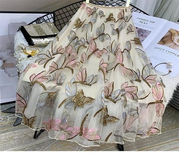sequin mesh embroidery dragonfly long skirt women039s spring and summer slim high waist pleated sweet midi tulle skirts female 8560859, Black
sequin mesh embroidery dragonfly long skirt women039s spring and summer slim high waist pleated sweet midi tulle skirts female 8560859, Black
