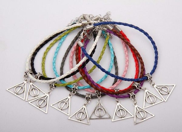 50pcsbag antique silver deathly hallows charm pendant multi 205cm leather rope bracelet women jewelry accessories f7298355578, Golden;silver
50pcsbag antique silver deathly hallows charm pendant multi 205cm leather rope bracelet women jewelry accessories f7298355578, Golden;silver