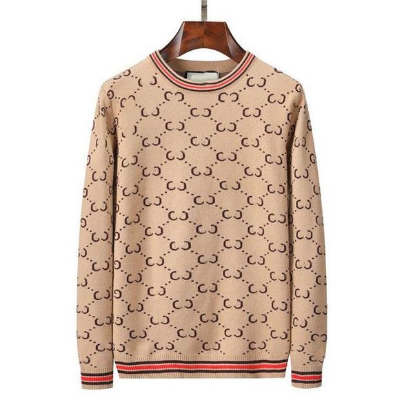 men's sweaters crewneck striped sweater men's alphabet jacquard designer autumn and winter fashion warm knitted sweater soft cashm, White;black
men's sweaters crewneck striped sweater men's alphabet jacquard designer autumn and winter fashion warm knitted sweater soft cashm, White;black