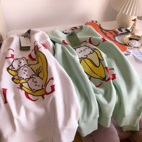 womens hoodies & sweatshirts designer autumn and winter new cartoon banana letter printing sweater men's long sleeve, Black
womens hoodies & sweatshirts designer autumn and winter new cartoon banana letter printing sweater men's long sleeve, Black