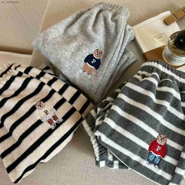 spring autumn new boys bear stripe pants children loose casual harem pants cotton fashionable sport trousers baby girls clothes l230518, Blue
spring autumn new boys bear stripe pants children loose casual harem pants cotton fashionable sport trousers baby girls clothes l230518, Blue