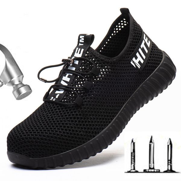 dress shoes steel toe safety men breathable mesh industrial construction puncture proof work protective boots sneakers m136 230725, Black
dress shoes steel toe safety men breathable mesh industrial construction puncture proof work protective boots sneakers m136 230725, Black