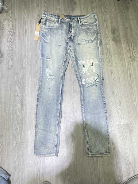 2023 purple jeans designer purple ksubi jeans exclusive correct version brand elastic casual long men's summer new style designer jeans, Blue
2023 purple jeans designer purple ksubi jeans exclusive correct version brand elastic casual long men's summer new style designer jeans, Blue