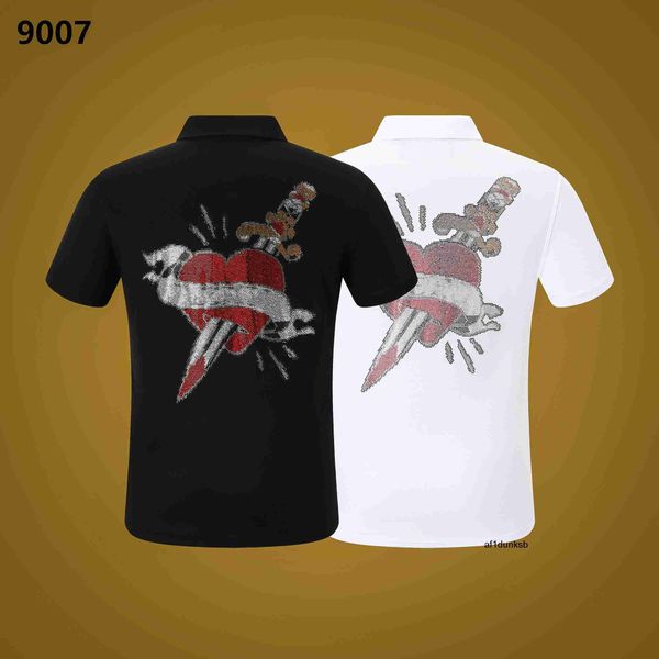 men polo shirt mens designer t shirts pp brand clothing skull plein t-shirts classical hip hop philipps streetwear tshirt casual tees pp9007, White;black
men polo shirt mens designer t shirts pp brand clothing skull plein t-shirts classical hip hop philipps streetwear tshirt casual tees pp9007, White;black