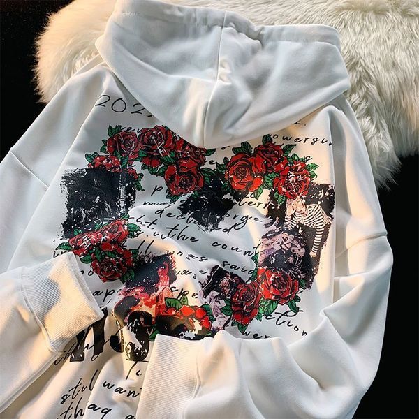 womens hoodies sweatshirts high street women love rose sweatshirt oversized couples winter clothes korean goth y2k sweater grunge 230725, Black
womens hoodies sweatshirts high street women love rose sweatshirt oversized couples winter clothes korean goth y2k sweater grunge 230725, Black