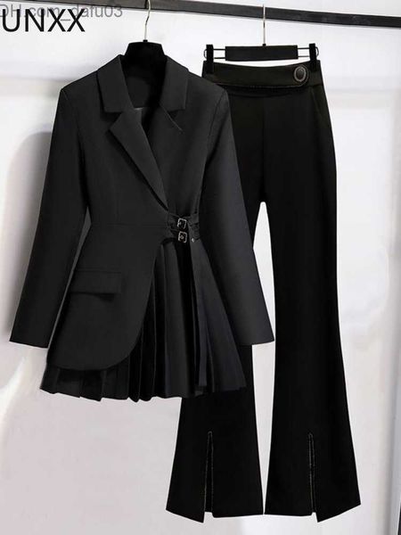 women's tracksuits unxx women's autumn/winter warm set coat+split mini flash pants two piece korean elegant new casual jacket set, Gray
women's tracksuits unxx women's autumn/winter warm set coat+split mini flash pants two piece korean elegant new casual jacket set, Gray