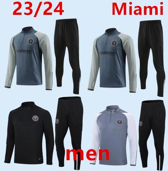 23 24 international miami men tracksuit soccer sets survetement 2023 2024 maillot foot football jackets training suit jogging, Black
23 24 international miami men tracksuit soccer sets survetement 2023 2024 maillot foot football jackets training suit jogging, Black