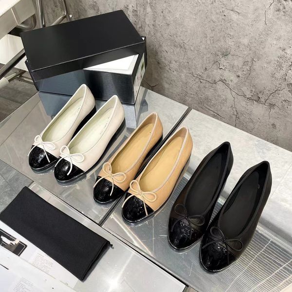 new women's designer flat bottom shoes round head high grade leather sole multifunctional shallow mouth temperament ballet bow small fr, Black
new women's designer flat bottom shoes round head high grade leather sole multifunctional shallow mouth temperament ballet bow small fr, Black