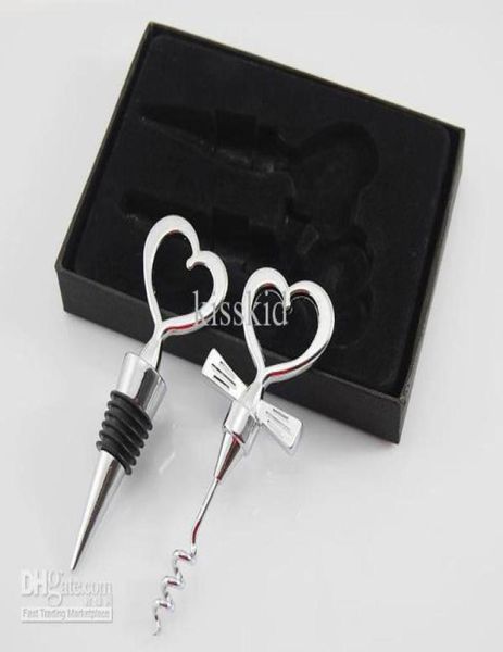 10 pcs heartshaped wine bottle opener and ser wedding favors wine favor set gift new1238443, Black
10 pcs heartshaped wine bottle opener and ser wedding favors wine favor set gift new1238443, Black
