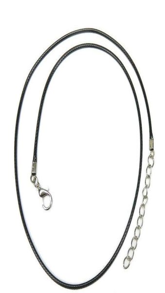 100pcs/lot black 1.5mm wax leather necklace beading cord string rope wire 45cm extender chain with lobster clasp diy jewelry making2350305, White;red
100pcs/lot black 1.5mm wax leather necklace beading cord string rope wire 45cm extender chain with lobster clasp diy jewelry making2350305, White;red