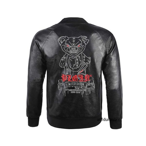 84160 plein philipps jackets bear winter coats autumn men long-sleeve coat jacket faur slim faux outerwear leather motorcycle pu, Black
84160 plein philipps jackets bear winter coats autumn men long-sleeve coat jacket faur slim faux outerwear leather motorcycle pu, Black