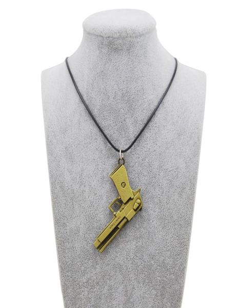 original new counter strike leather chain men039s revolver choker necklace vintage gold cs go gun necklace men jewelry party so6154105, Silver
original new counter strike leather chain men039s revolver choker necklace vintage gold cs go gun necklace men jewelry party so6154105, Silver