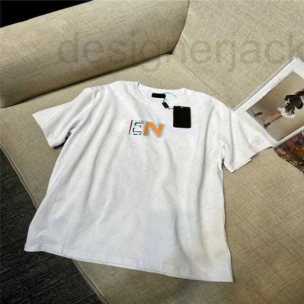 women's t-shirt designer 23ss summer t shirts tee with multicolor letter pattern girls crop high end luxury brand short sleeve jumper, White
women's t-shirt designer 23ss summer t shirts tee with multicolor letter pattern girls crop high end luxury brand short sleeve jumper, White