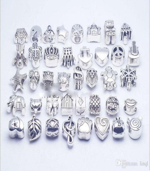 mix 40 style silver plated big hole loose beads metal charms for p diy jewelry bracelet for european charms bracelet&necklace kka11697043167, Black
mix 40 style silver plated big hole loose beads metal charms for p diy jewelry bracelet for european charms bracelet&necklace kka11697043167, Black