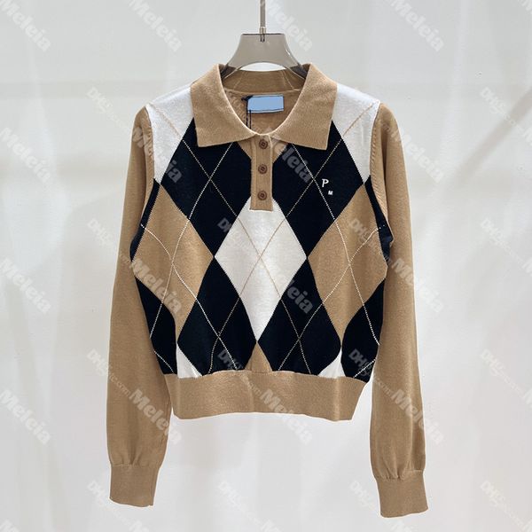 women sweaters designer lapel neck knitted short letter jacquard sweater for lady, White;black
women sweaters designer lapel neck knitted short letter jacquard sweater for lady, White;black