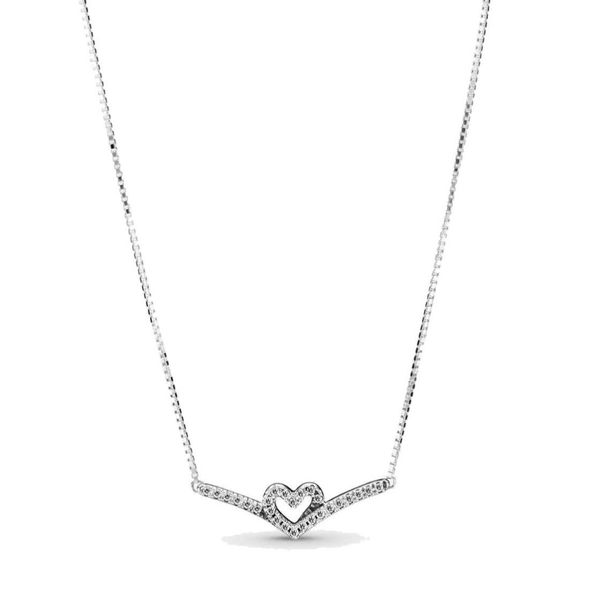 fine jewelry authentic 925 sterling silver necklace fit pendant charm sparkling wishbone heart collier love engagement diy wedding necklaces
fine jewelry authentic 925 sterling silver necklace fit pendant charm sparkling wishbone heart collier love engagement diy wedding necklaces