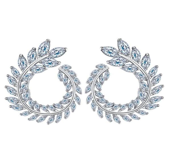elegant hoop jewelry earrings leaf circle aaa cubic zirconia copper white cz earring for women party diamond graceful earrings bri2638489, Golden;silver
elegant hoop jewelry earrings leaf circle aaa cubic zirconia copper white cz earring for women party diamond graceful earrings bri2638489, Golden;silver