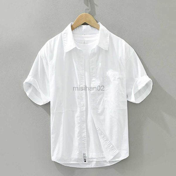 men's casual shirts pure cotton white shirts for men casual lapel collar men solid color summer short sleeve shirts slim fit korean fas, White;black
men's casual shirts pure cotton white shirts for men casual lapel collar men solid color summer short sleeve shirts slim fit korean fas, White;black
