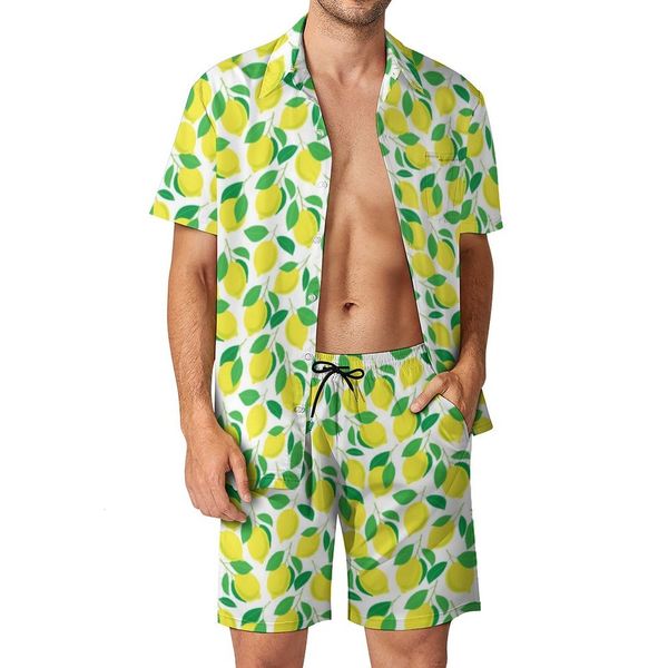 mens tracksuits fruit design men sets lemons and leaves pattern casual shirt set cool vacation shorts summer print suit 2 piece clothes big, Gray
mens tracksuits fruit design men sets lemons and leaves pattern casual shirt set cool vacation shorts summer print suit 2 piece clothes big, Gray