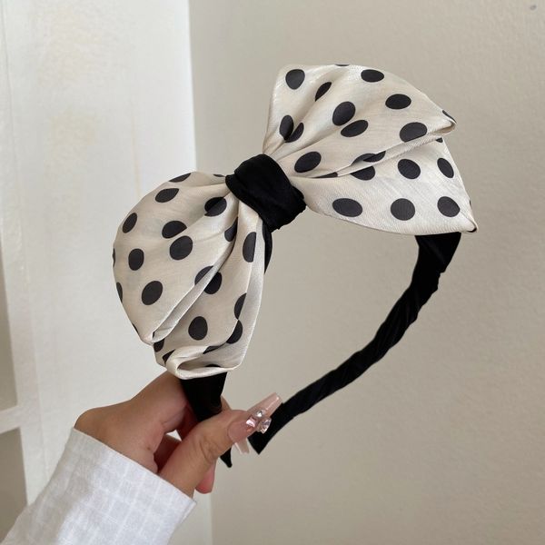 double layered large bow knot polka dot headband fashion hair accessories women's trend hairband hair band hoop girl, Slivery;white
double layered large bow knot polka dot headband fashion hair accessories women's trend hairband hair band hoop girl, Slivery;white