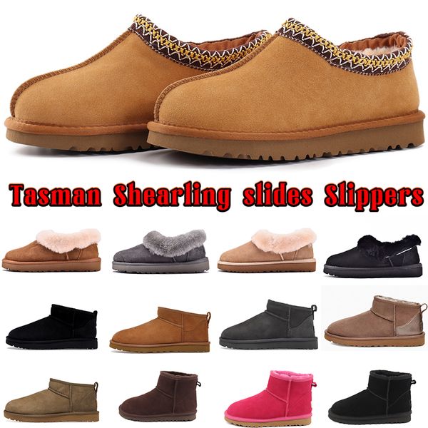 women tasman slippers chestnut fur slides australia snow boots classic ultra mini platform boot womens winter slipper shoes men designer ank, Black
women tasman slippers chestnut fur slides australia snow boots classic ultra mini platform boot womens winter slipper shoes men designer ank, Black