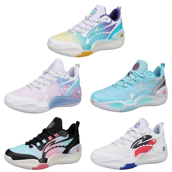 2023 multi-colored basketball shoes men women white purple black yellow pink trainers outdoor sports sneakers
2023 multi-colored basketball shoes men women white purple black yellow pink trainers outdoor sports sneakers
